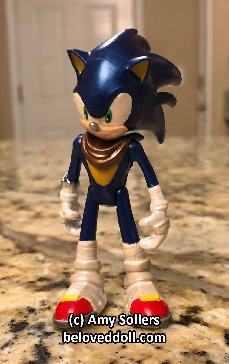 Sonic Boom Sonic the Hedgehog Action Figure Shiny Loose